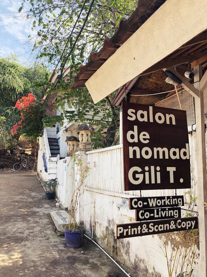 Salon De Nomad Gili T. Bed & Breakfast Джили Трауанган Екстериор снимка